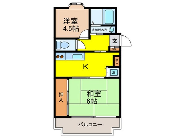 ドミ－ル樋口の物件間取画像